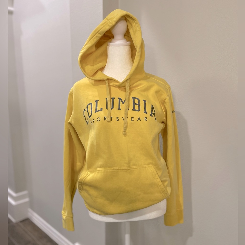 Columbia Women's Yellow Hoodie Sweater